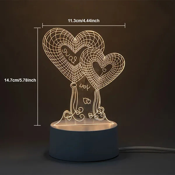 3D Illusion LED Night Light
