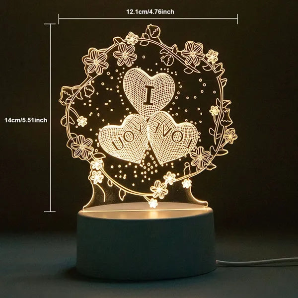 3D Illusion LED Night Light
