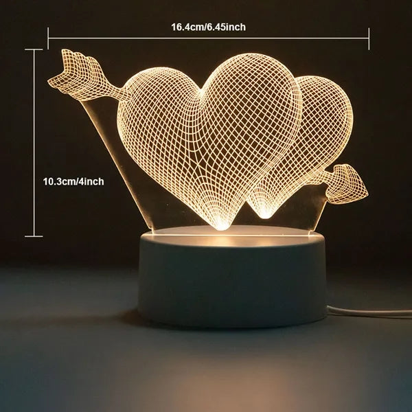 3D Illusion LED Night Light