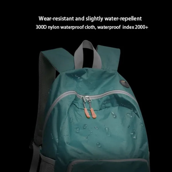 Waterproof and lightweight foldable hiking backpack