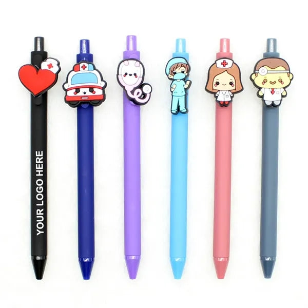 Assorted Soft Pottery Doctor Nurse Doll Pens