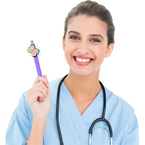 Assorted Soft Pottery Doctor Nurse Doll Pens