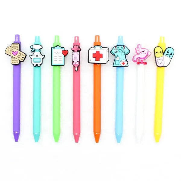Assorted Soft Pottery Doctor Nurse Doll Pens