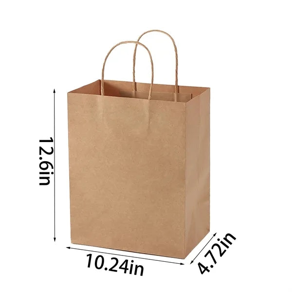 Recycled Brown Paper Bags Promotion Tote Business Gift