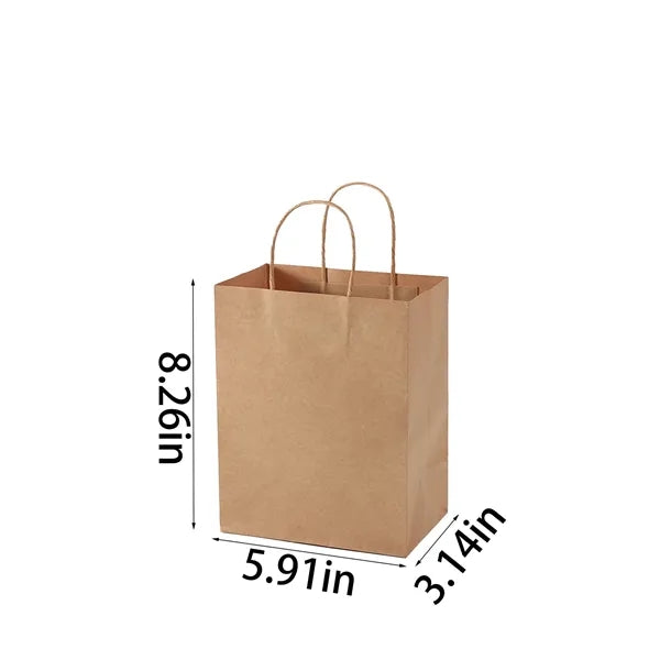 Recycled Brown Paper Bags Promotion Tote Business Gift