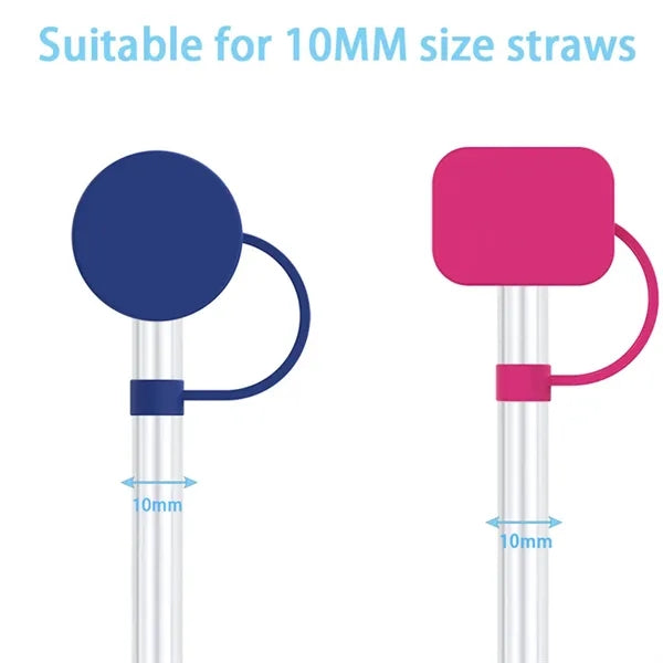 Silicone Straw Covers Water Bottle Decoration
