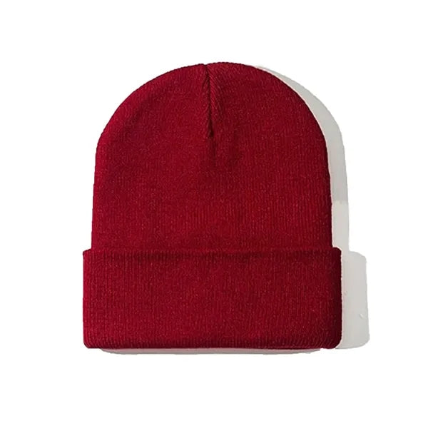 Embroidery Knitted Beanie Hat