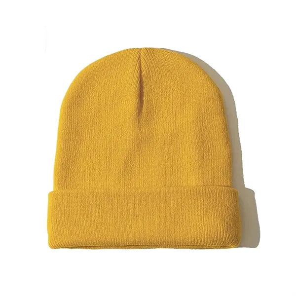 Embroidery Knitted Beanie Hat
