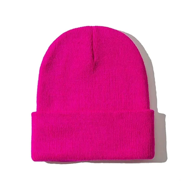 Embroidery Knitted Beanie Hat
