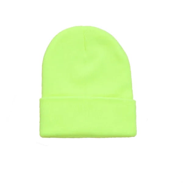 Embroidery Knitted Beanie Hat