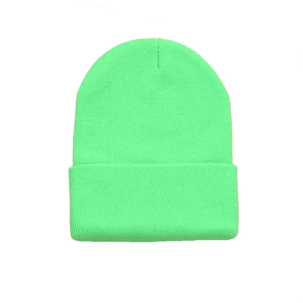 Embroidery Knitted Beanie Hat