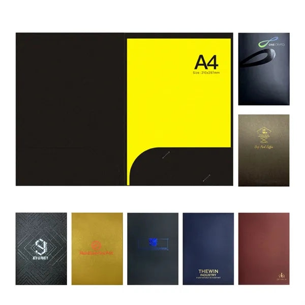 Paper File Folders With Pockets For Office School