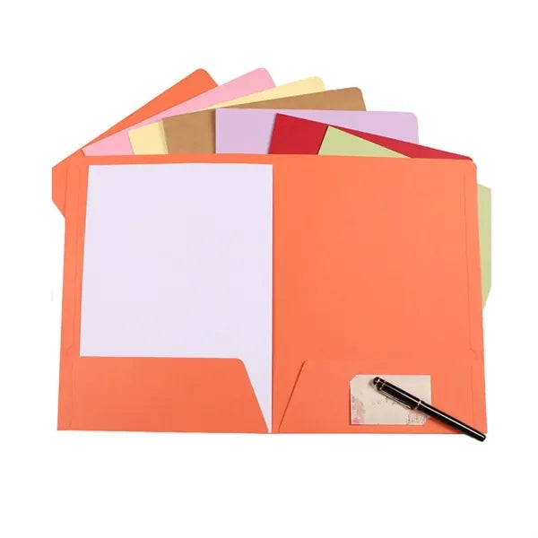 Paper File Folders With Pockets For Office School