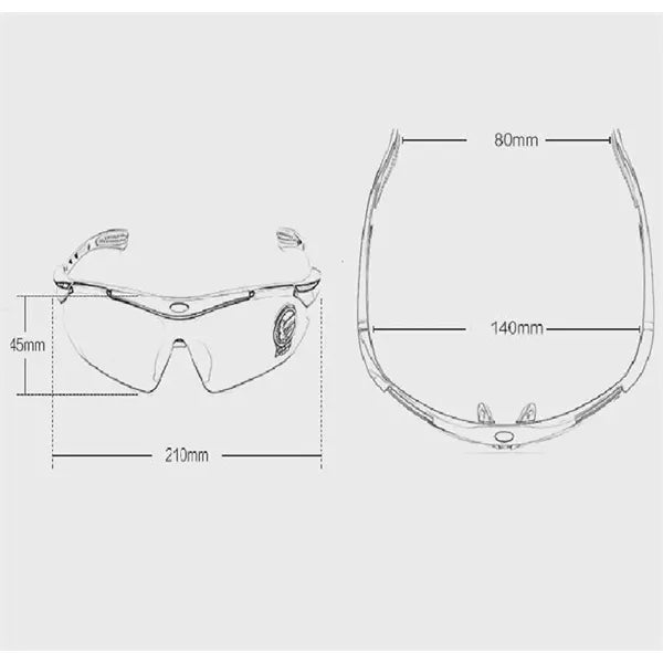Cycling glasses, windproof and dustproof goggles for outdoor