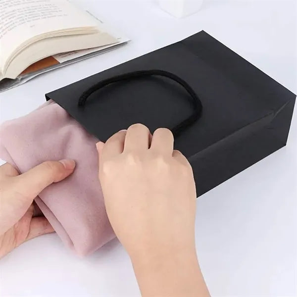Reinforced Handle Customizable Eco-Friendly Gift Paper Bags