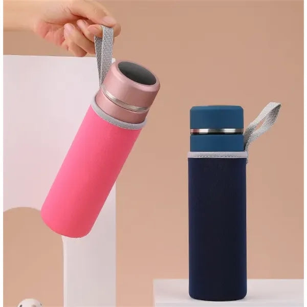 Portable Water Bottle Sleeve Drink Carrier Bag