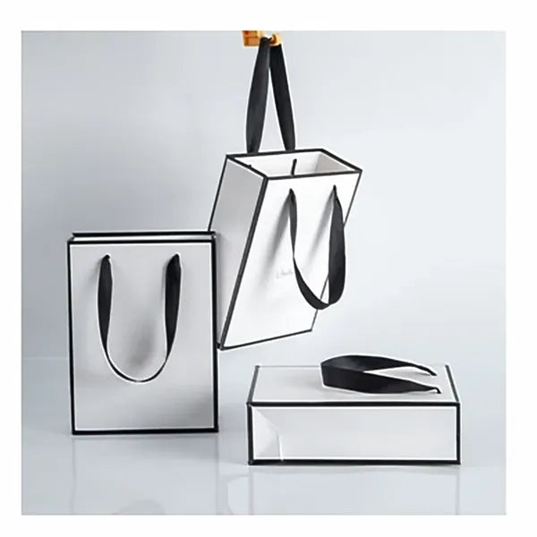 Reinforced Handle Customizable Eco-Friendly Gift Paper Bags