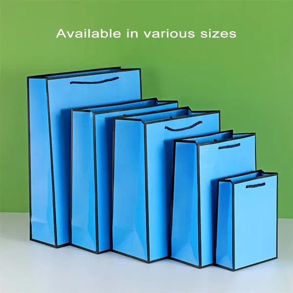 Reinforced Handle Customizable Eco-Friendly Gift Paper Bags