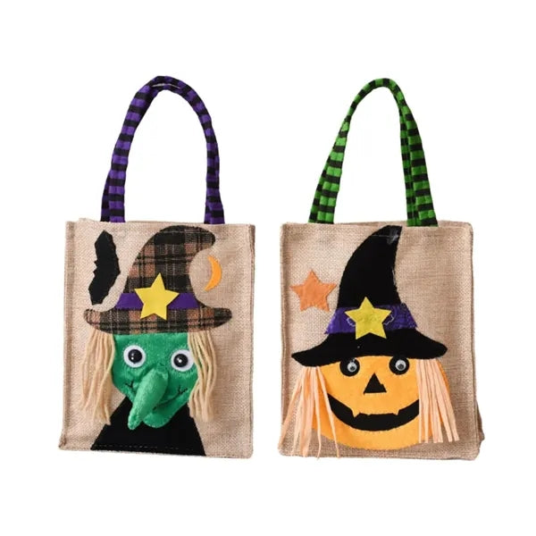Pumpkin Candy Holders Halloween Costume Party Tote Bag