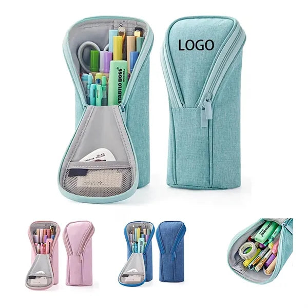 Standing Big Capacity Zippered Stationery Bag