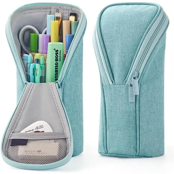 Standing Big Capacity Zippered Stationery Bag