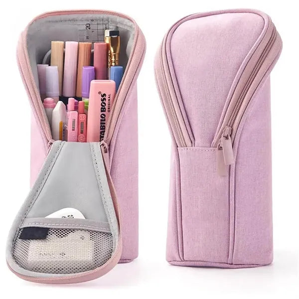 Standing Big Capacity Zippered Stationery Bag