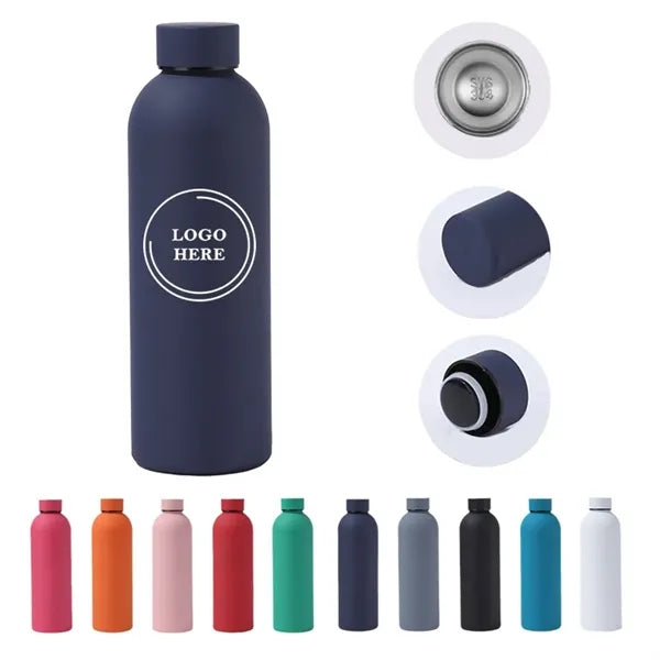 17oz Double-Wall Vacuum Insulated Stainless Steel Bottle wit