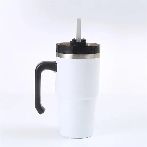 20 Oz Stainless Steel Travel Mug Tumbler with Lid and Straw