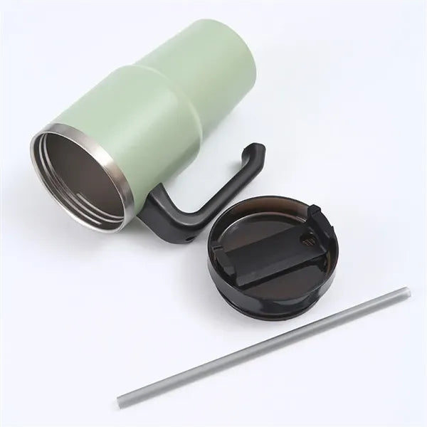 20 Oz Stainless Steel Travel Mug Tumbler with Lid and Straw