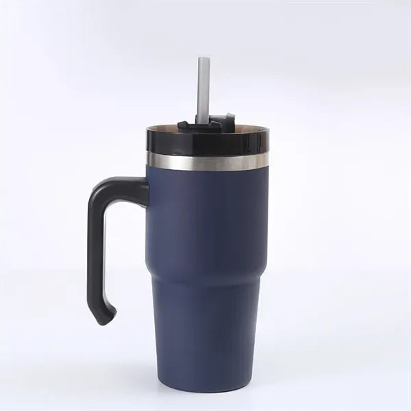 20 Oz Stainless Steel Travel Mug Tumbler with Lid and Straw
