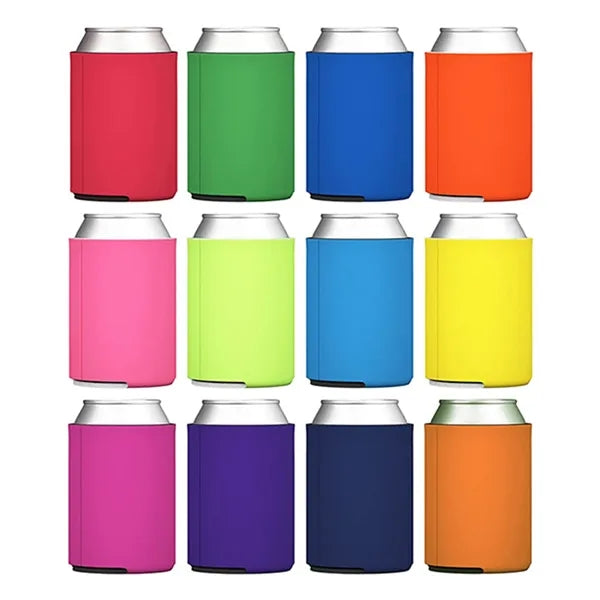 12 oz Magnetic Custom Collapsible Neoprene Beer Can Cooler