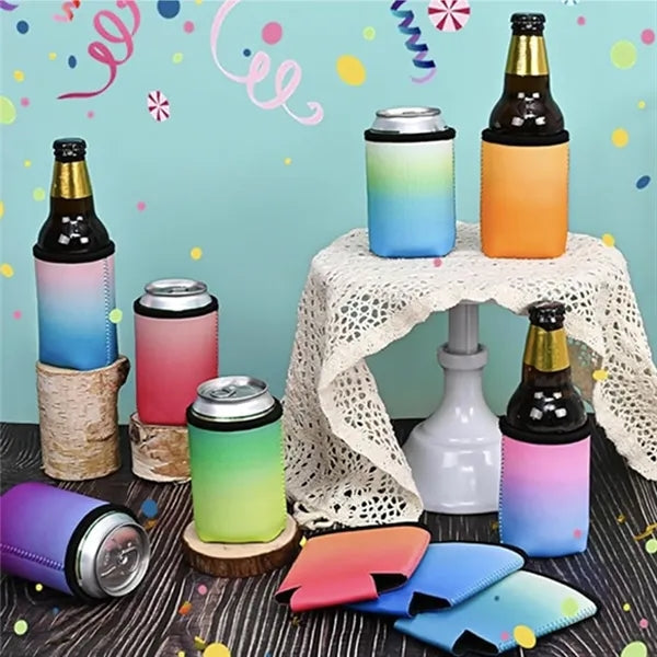 12 oz Magnetic Custom Collapsible Neoprene Beer Can Cooler
