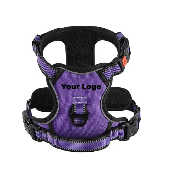 Adjustable Reflective Pet Chest Strap 5 Feet Traction Rope
