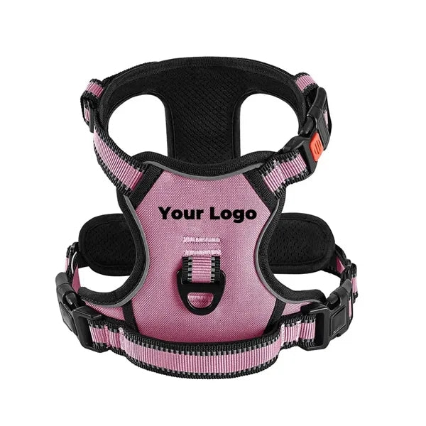 Adjustable Reflective Pet Chest Strap 5 Feet Traction Rope
