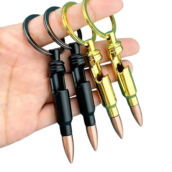 Creative Bullet Bottle Opener Keychain