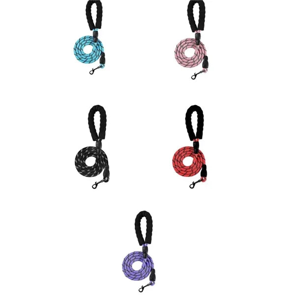 Adjustable Reflective Pet Chest Strap 5 Feet Traction Rope