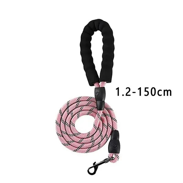 Adjustable Reflective Pet Chest Strap 5 Feet Traction Rope