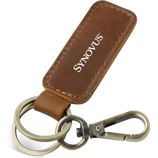Universal Key Fob Keychain, Leather KeyChain Holder