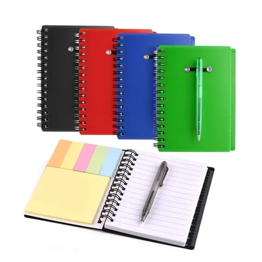 Waterproof Spiral Notebook with Pen