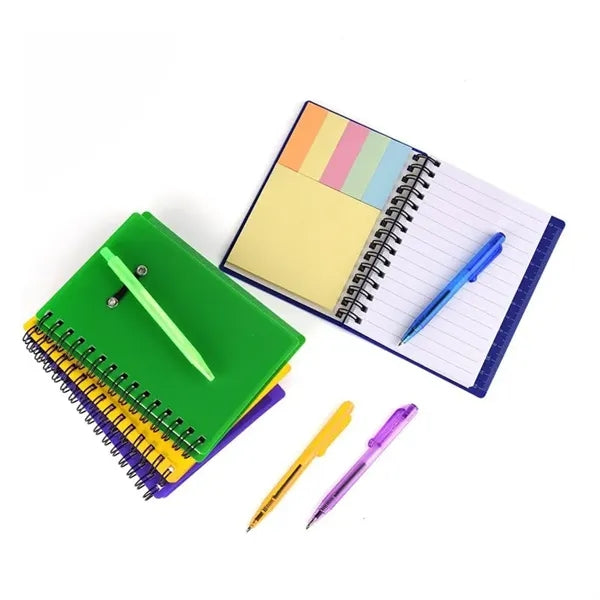 Waterproof Spiral Notebook with Pen