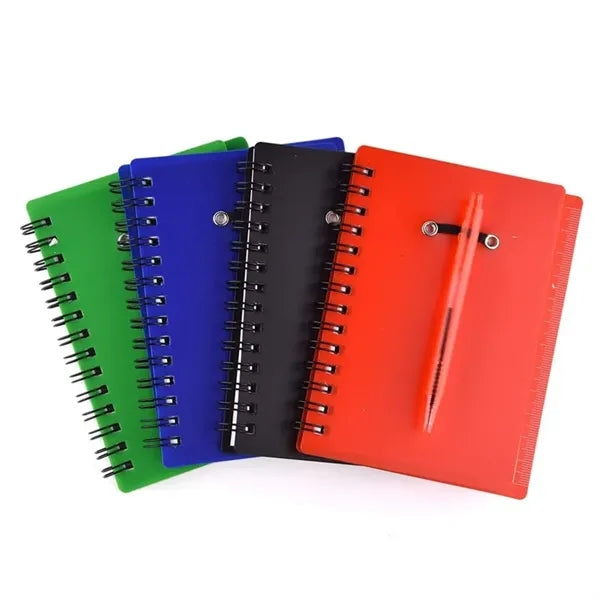 Waterproof Spiral Notebook with Pen