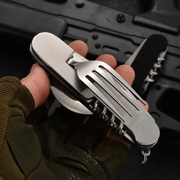 Multi-Function Camping Utensil Flatware