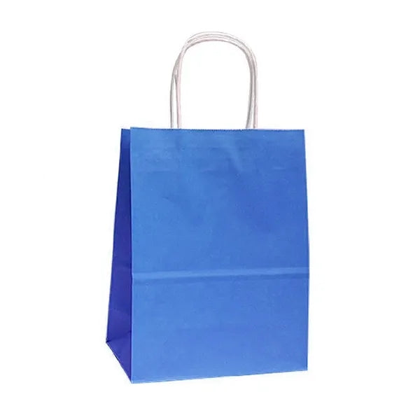 Colorful Kraft Paper Gift Bag with Twist Handle