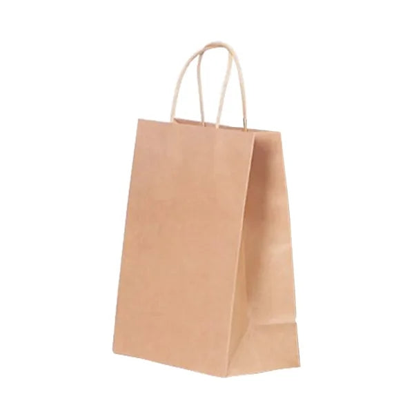 Colorful Kraft Paper Gift Bag with Twist Handle