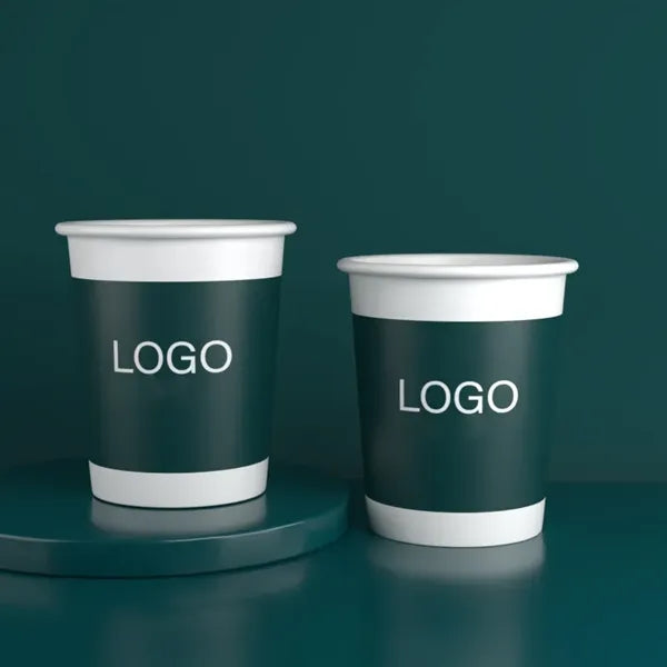 9oz Custom Paper Coffee Cups for Hot and Cold Drinks