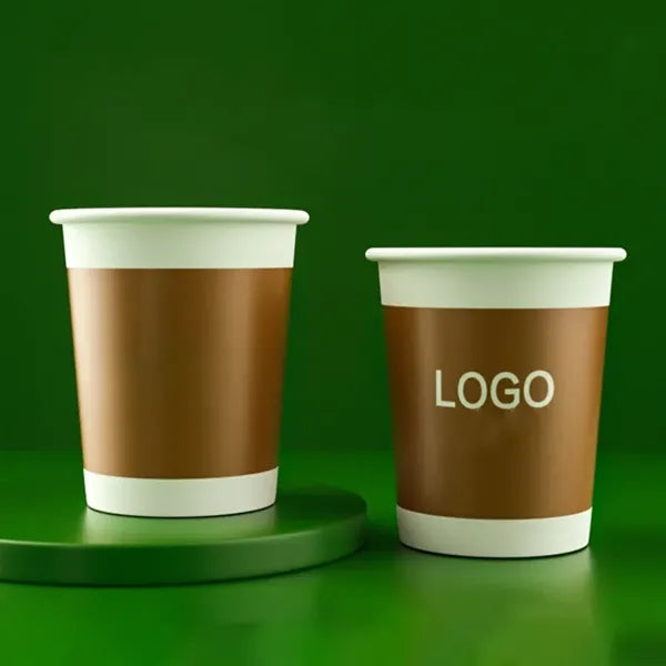 9oz Custom Paper Coffee Cups for Hot and Cold Drinks