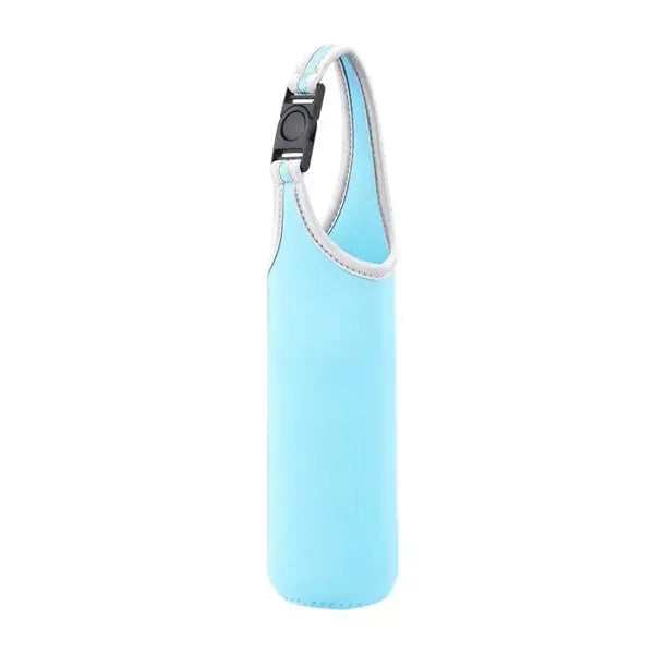 Portable Neoprene Water Bottle Sleeve with Carrying Handle