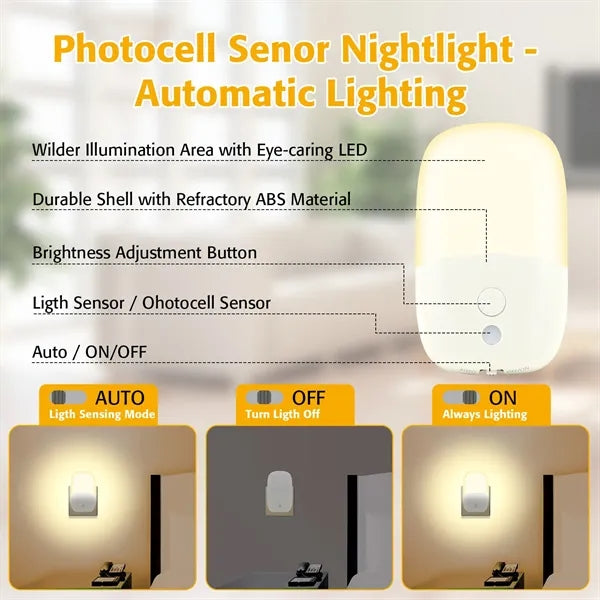 3.8'' Plug-in Sensor Night Light