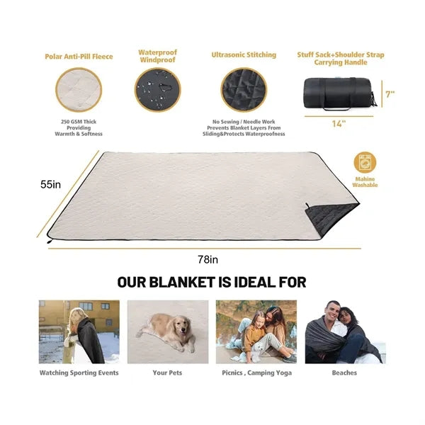 Outdoor Moisture Proof Waterproof Camping Blanket Picnic Mat