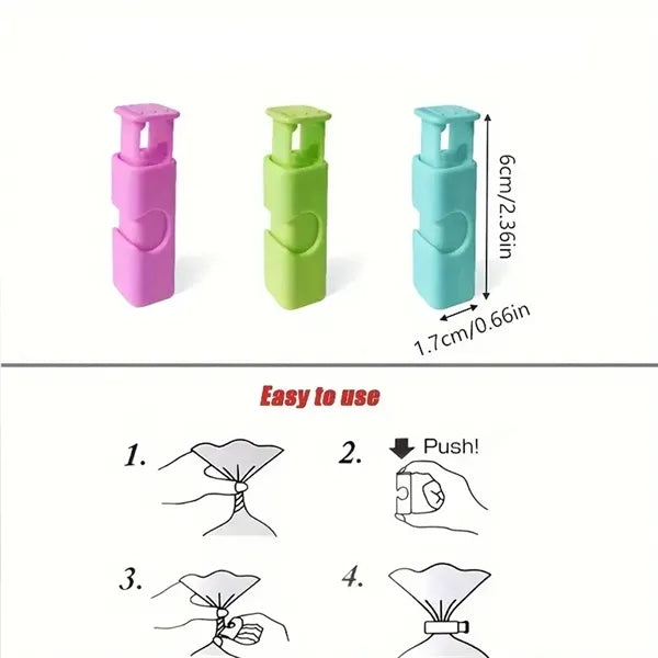 Food Sealing Clips Storage Squeeze Clamps Gifts